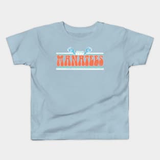 Just A Girl Who Loves Manatees - Cute Manatee Kids T-Shirt